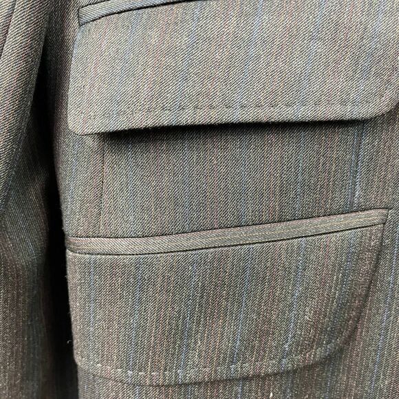𝅺TED Baker Wool Endurance Pinstripe Suit Jacket Blazer Size 44R - Picture 5 of 9